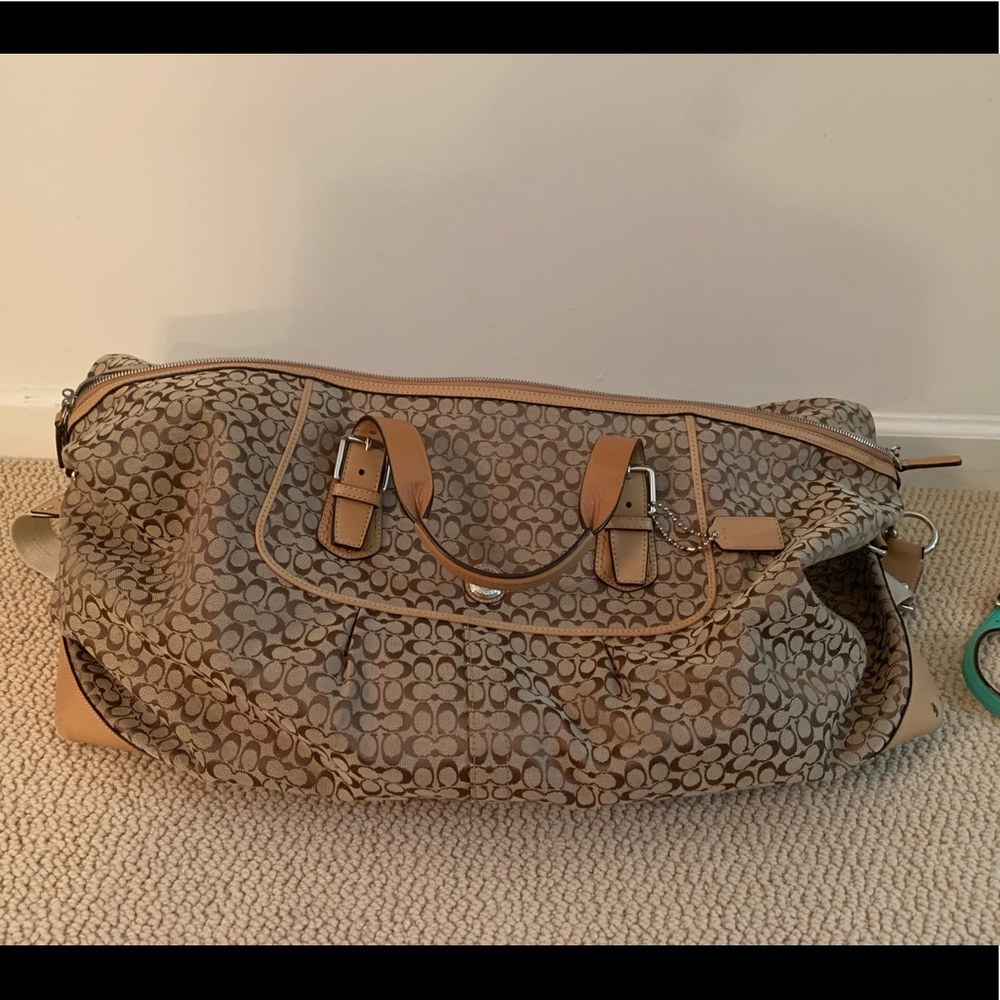 Authentic Coach Weekender Suitcase